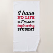 Serviette De Plage Ingénierie (Devant)