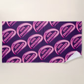Serviette De Plage Ingénieur civil rose (Devant)