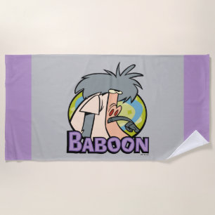 Serviette De Plage Insigne de caractère I.R. Baboon