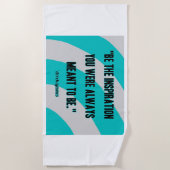 Serviette De Plage Inspiration Beach Towel (Devant)
