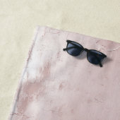 Serviette De Plage Inspirationnel Happy Chic Dusty Rose rose pâle (En situation)
