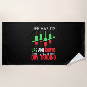 Serviette De Plage Investisseur J'Appelle Ça Jour Trading
