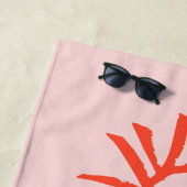 Serviette De Plage Invitation Soleil et Spritz pour l'Enterrement de  (En situation)