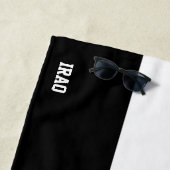 Serviette De Plage Irak Drapeau splendide patriotique (En situation)