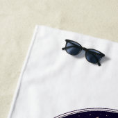 Serviette De Plage Iris de licorne violette Unicorns Iris (En situation)