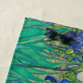 Serviette De Plage Irises de Vincent Van Gogh (En situation)