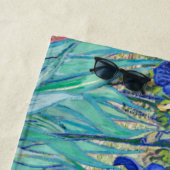 Serviette De Plage Irises Vincent van Gogh (En situation)