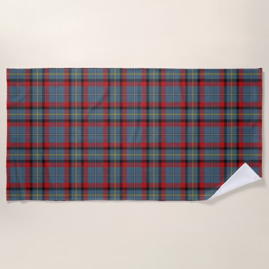 Serviette De Plage Irish Accents Clan MacNamara Tartan (Devant)