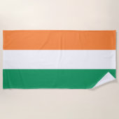 Serviette De Plage Irlande National Flag, standard irlandais, bannièr (Devant)