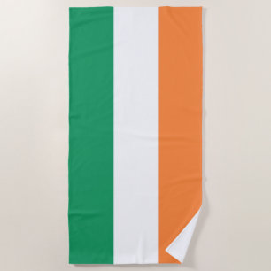 Serviette De Plage Irlande National Flag, standard irlandais, bannièr