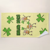 Serviette De Plage Irlande Rocks (Devant)