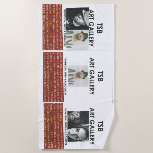 Serviette de plage IRRIX TSB (Devant)