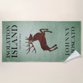 Serviette de plage Isolation Island Deer (Devant)