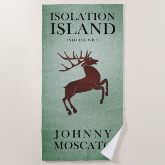 Serviette de plage Isolation Island Deer