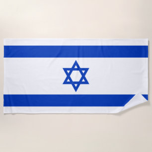 Serviette De Plage Israël drapeau patriotique moderne