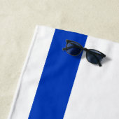 Serviette De Plage Israël drapeau patriotique moderne (En situation)