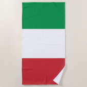 Serviette De Plage Italie Drapeau Italien Patriotique (Devant)