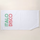 SERVIETTE DE PLAGE ITALO DISCO (Devant)