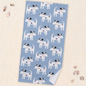 Serviette De Plage Jack Russell Parson Terrier Chien Motif