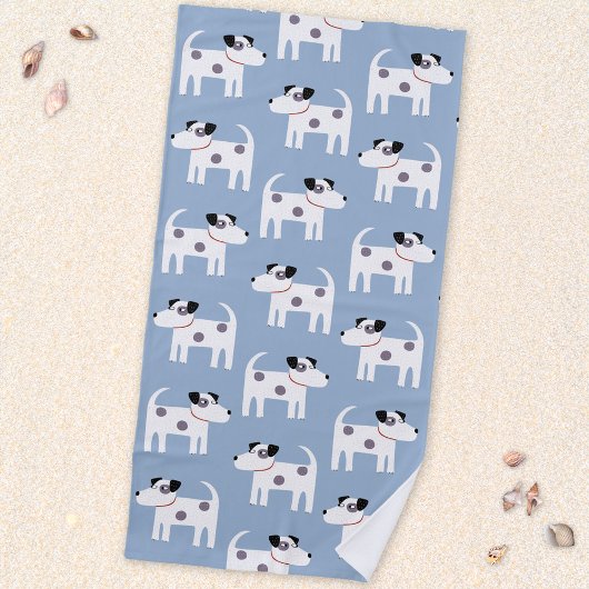 Serviette De Plage Jack Russell Parson Terrier Chien Motif