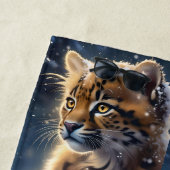 Serviette De Plage Jaguar Fluffy Baby, (En situation)