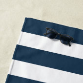 Serviette De Plage J'Ai Besoin De Vitamine Mer Ancre De Bande Nautiqu (En situation)