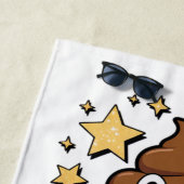Serviette De Plage J'ai fait caca (En situation)
