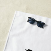 Serviette De Plage J'Ai Lavé Comme Ça (En situation)