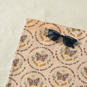 Serviette De Plage J'ai tout (En situation)