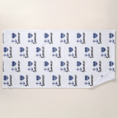 Serviette De Plage J'aime l'été (Devant)