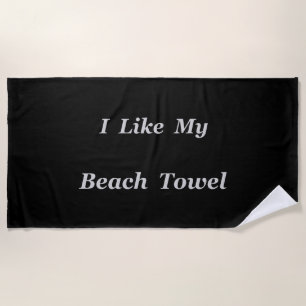 Serviette De Plage J'aime mon