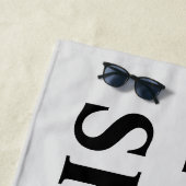 Serviette De Plage J'aime mon Shih Tzu (En situation)