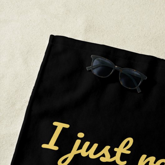 Serviette De Plage J'aime vraiment Ramen rétro Anime (En situation)