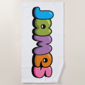 Serviette De Plage James (Devant)