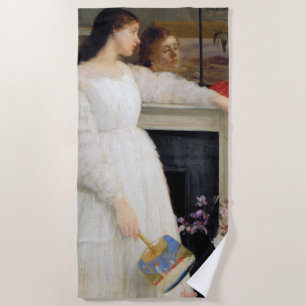 Serviette De Plage James Whistler - Symphonie en blanc no 2