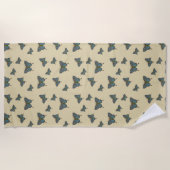 Serviette de plage japonaise Swallowtail (Devant)