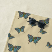 Serviette de plage japonaise Swallowtail (En situation)