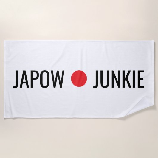 Serviette De Plage Japow Junkie (Devant)