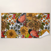 Serviette De Plage Jardin d'automne 1 (Devant)