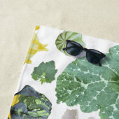 Serviette De Plage Jardin de courges (En situation)