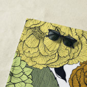 Serviette De Plage Jardin de printemps tardif 2 (En situation)