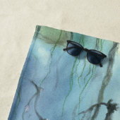 Serviette De Plage Jardin forestier (En situation)