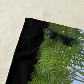 Serviette De Plage Jardin oriental de pavot (En situation)