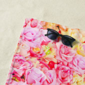 Serviette De Plage Jardin rose (En situation)