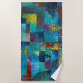 Serviette De Plage Jardin terrasse (1920) - Paul Klee - Art Abstrait (Devant)