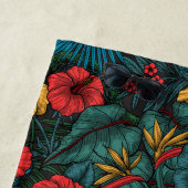 Serviette De Plage Jardin toucan (En situation)