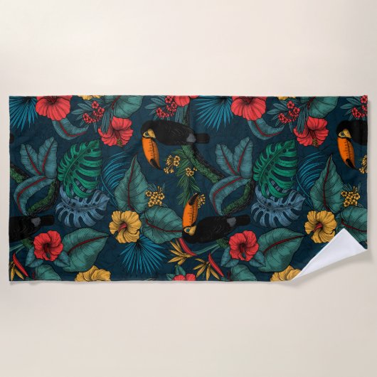 Serviette De Plage Jardin toucan 2 (Devant)