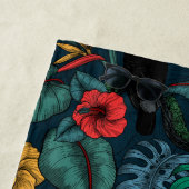 Serviette De Plage Jardin toucan 2 (En situation)