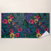 Serviette De Plage Jardin tropical (Devant)
