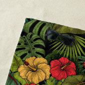 Serviette De Plage Jardin tropical (En situation)